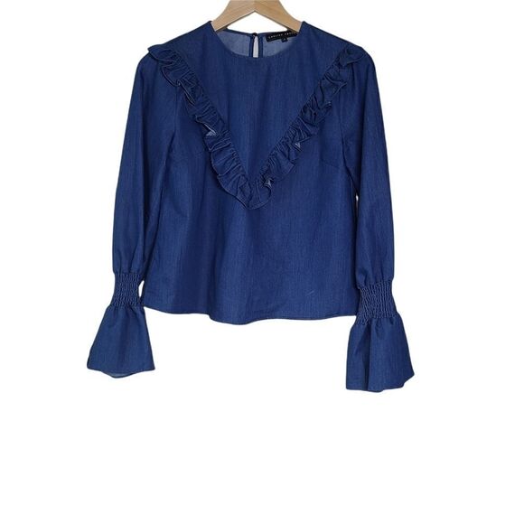 English Factory Chambray tops size Small - Picture 1 of 4